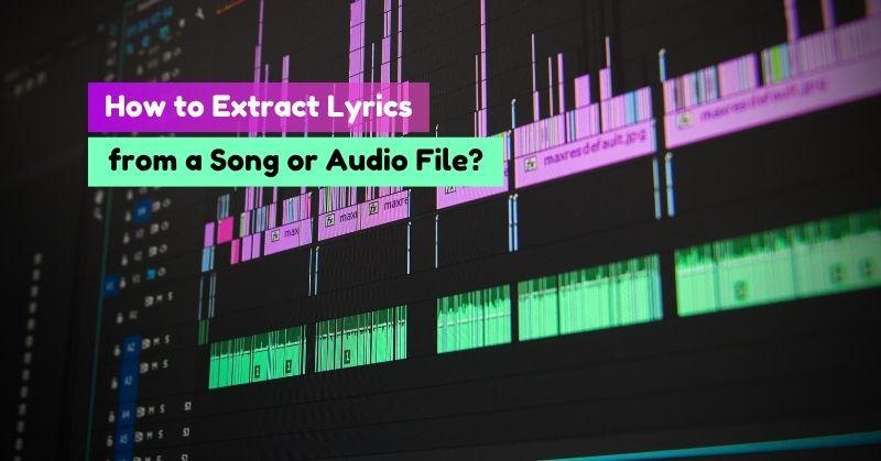 extract lyrics from a song