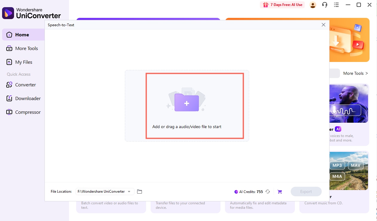 import a song file