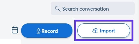 import a video in otter ai