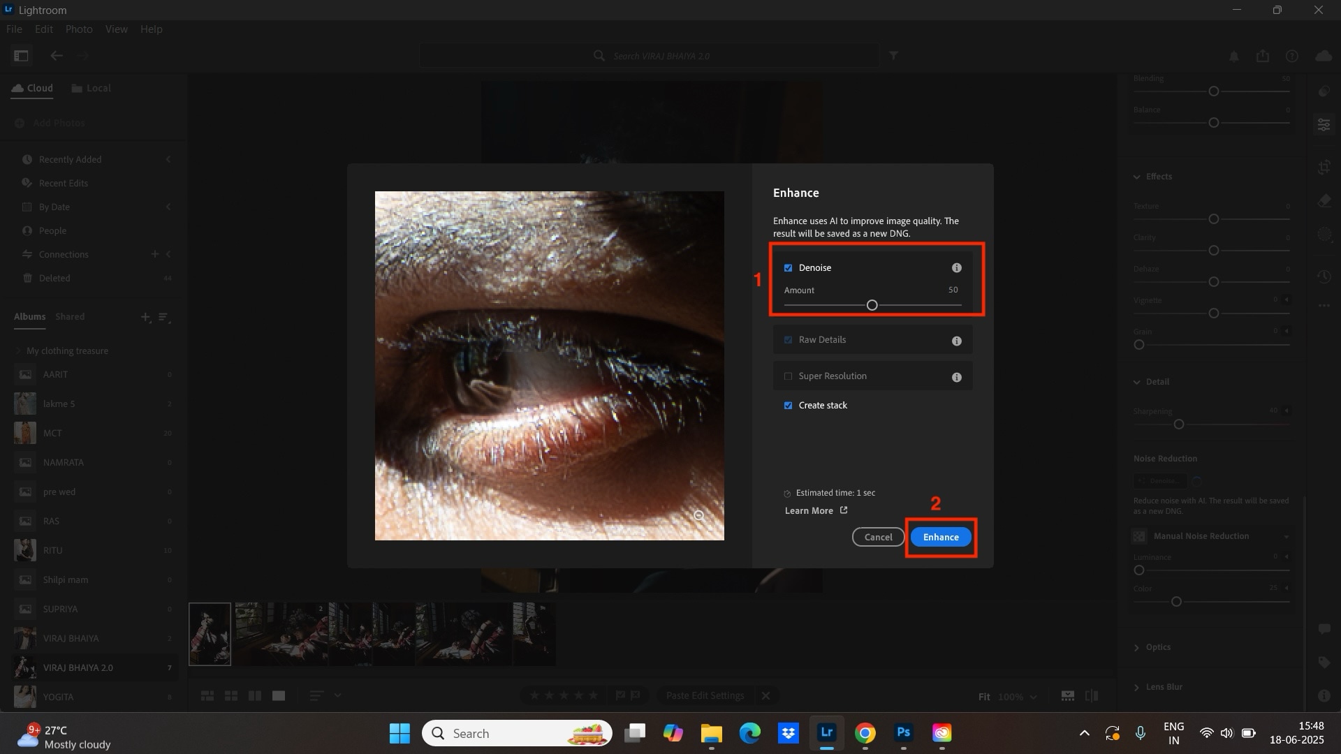 lightroom enhance