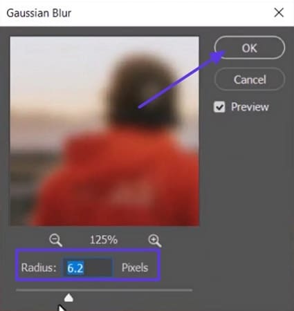 set radius noise reduction photoshop