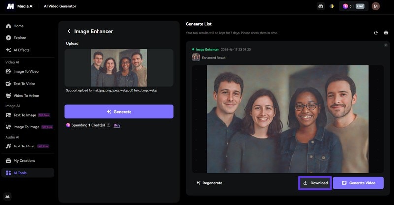 remove picture noise download results