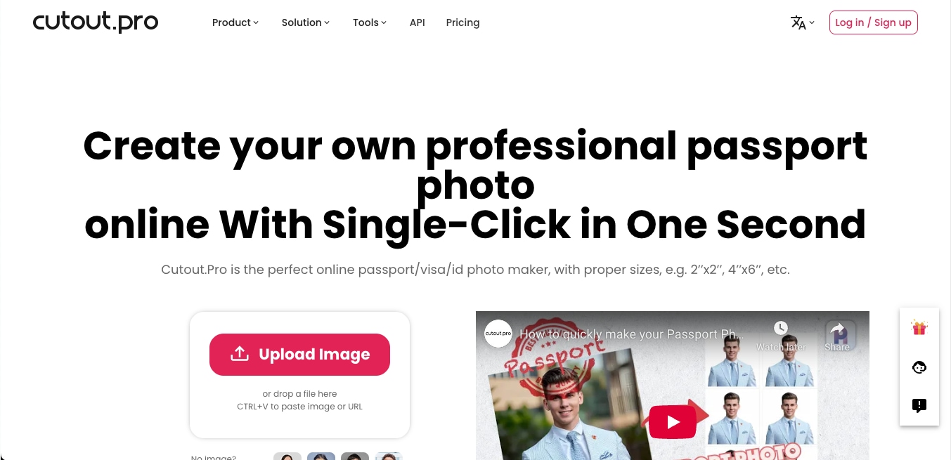 cutout pro passport photo maker
