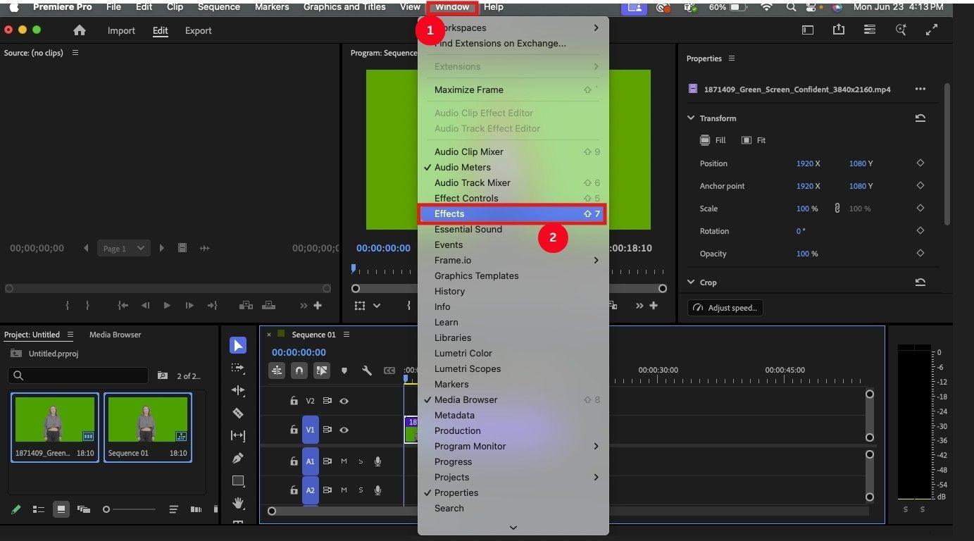 adobe premiere pro add effects