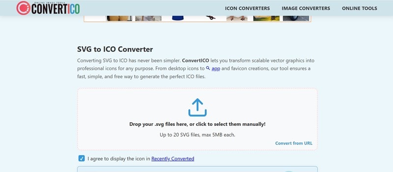 convert svg to ico convertico