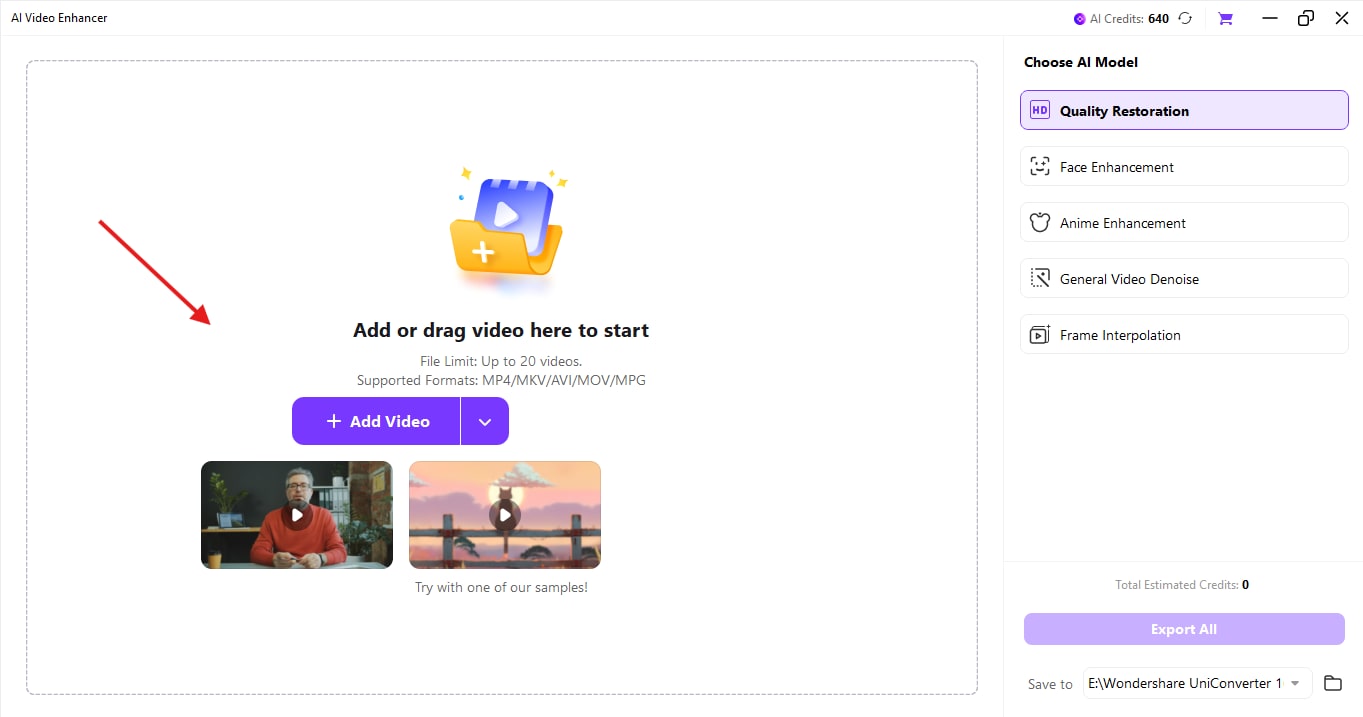 import your pov video