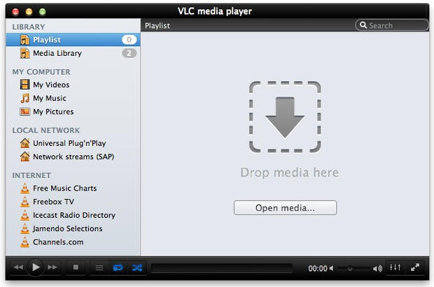 play m4v with vlc