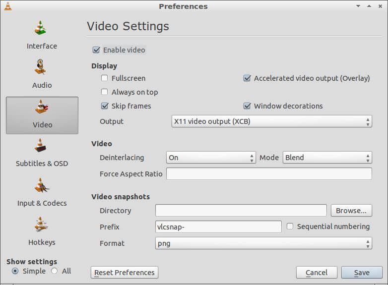 how to run mp4 video in vlc