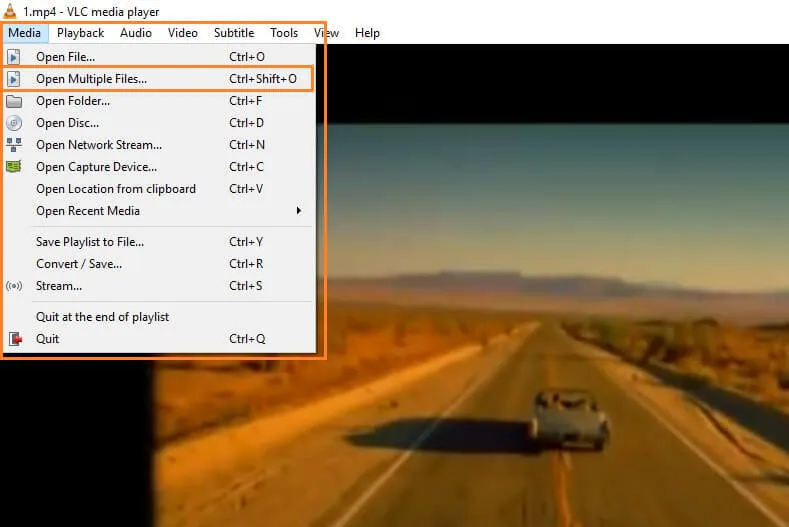 vlc player trim video