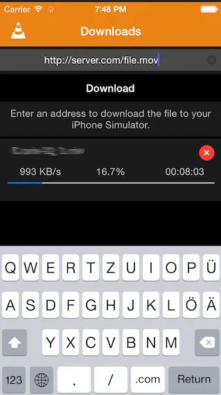 usa vlc per ios