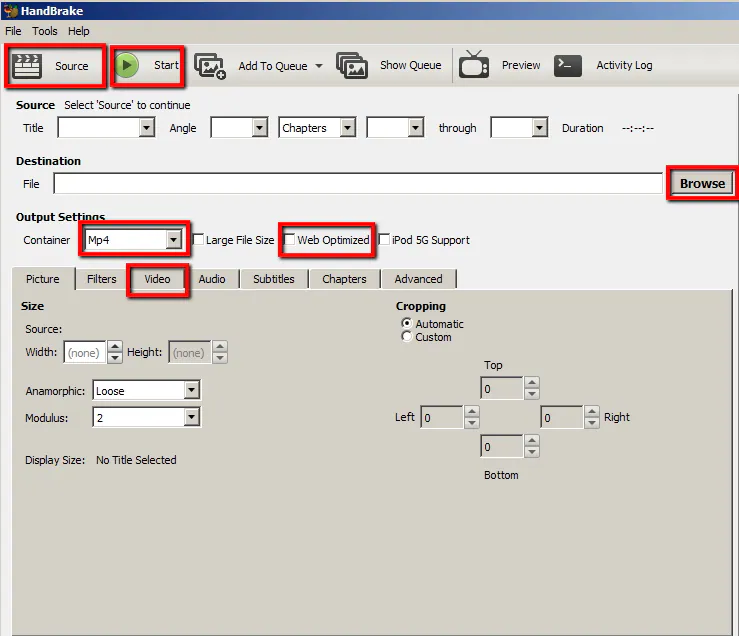 compress video with Handbrake