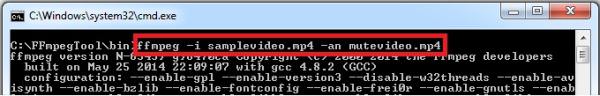 compress video using FFmpeg