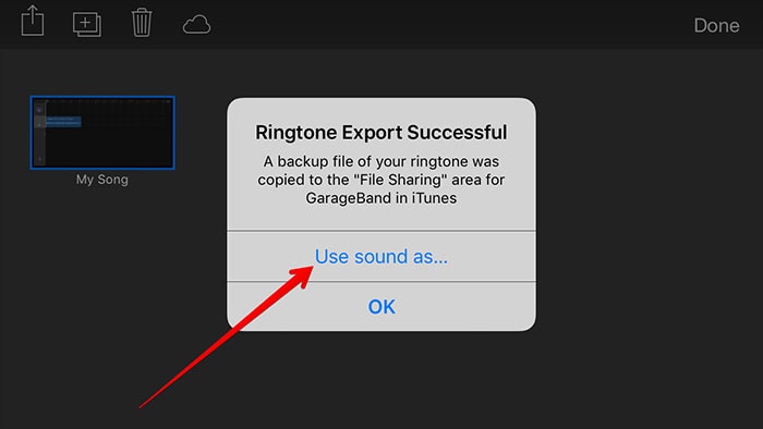 export audio from garageband ringtone