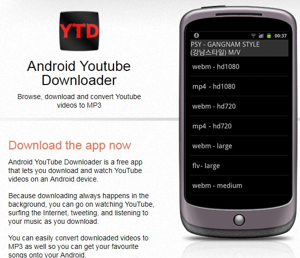 convertisseur youtube en mp3-android youtube downloader