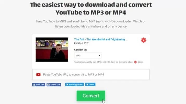 convert youtube track to mp3