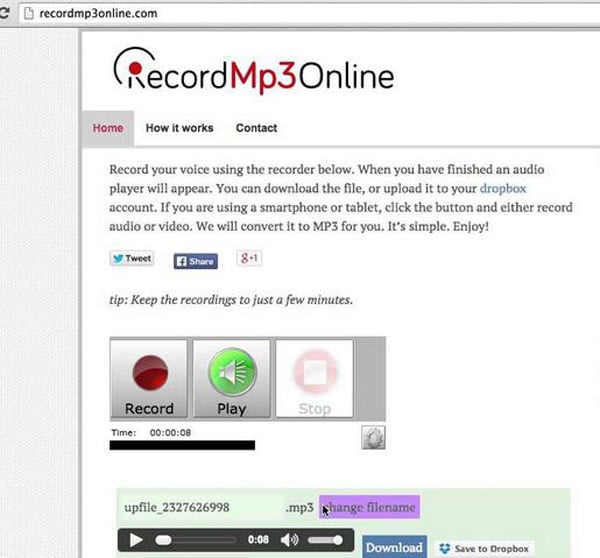 record mp3 free online