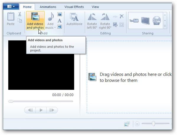 import wlmp file to windows live movie maker