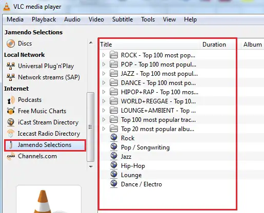 online streaming with VLC