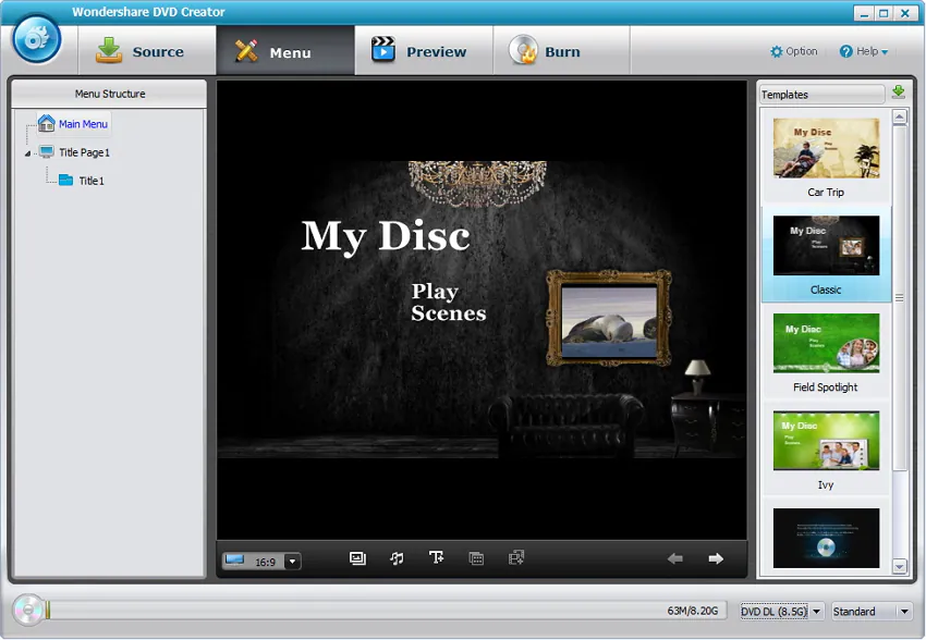 Wondershare DVD Creator