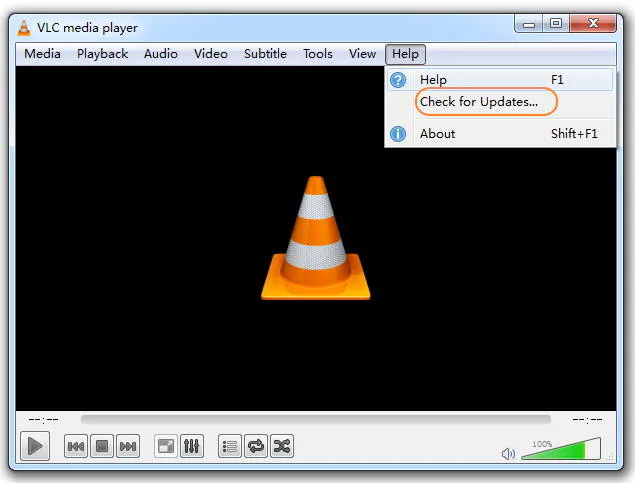 Reinstalla VLC e aggiornalo all'ultima versione