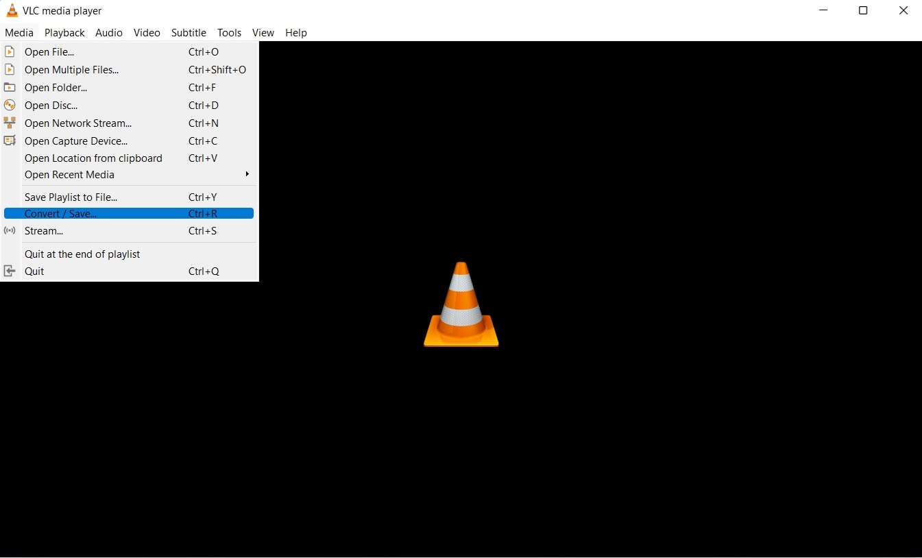 vlc asf to mp4 converter step2