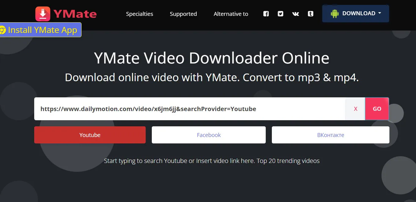 ymate converter