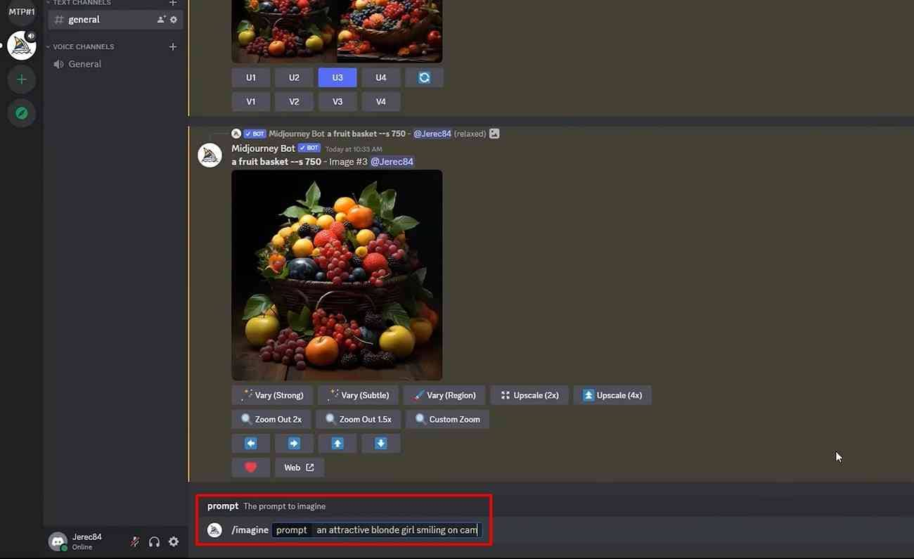 add imagine prompt for image generation