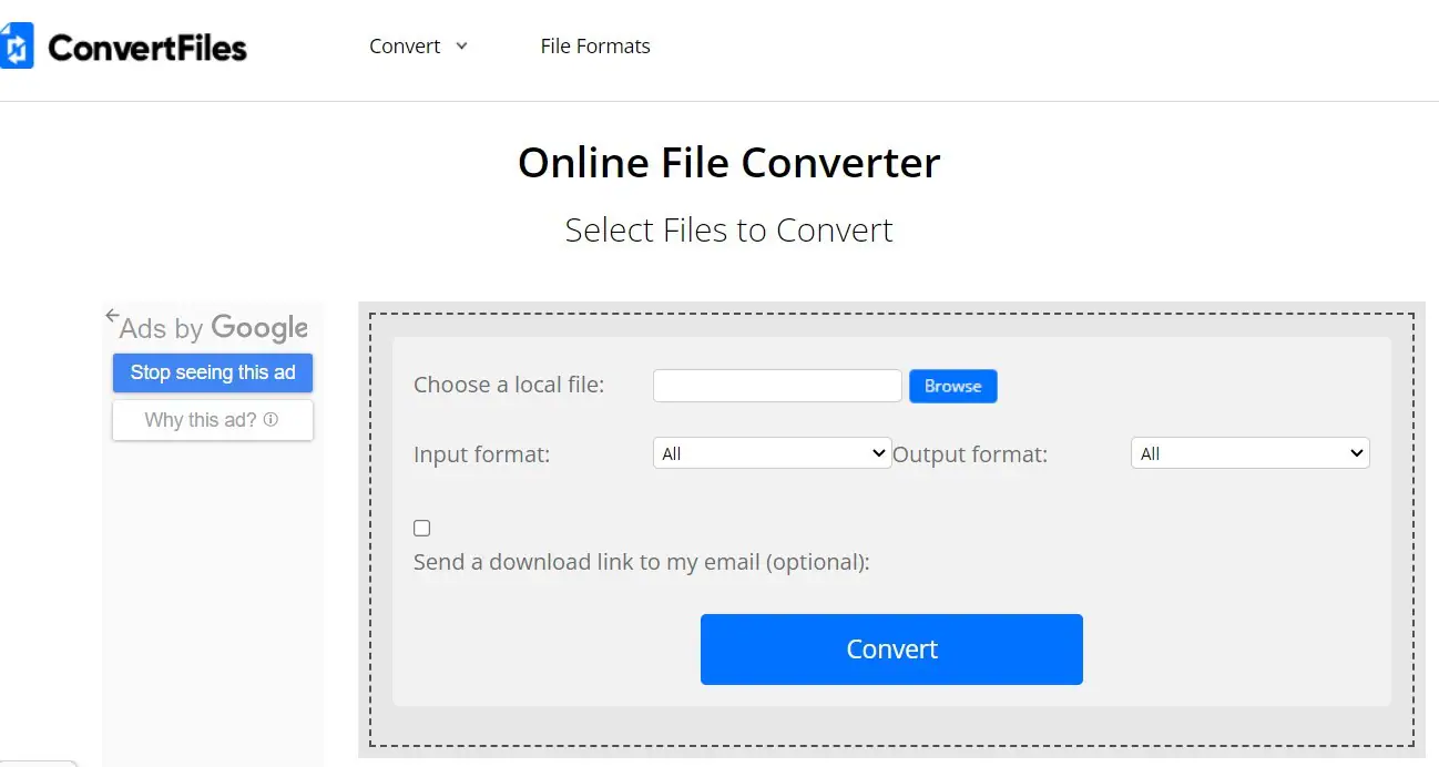 convertfiles flv converter