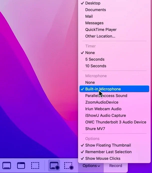 quicktime player settings