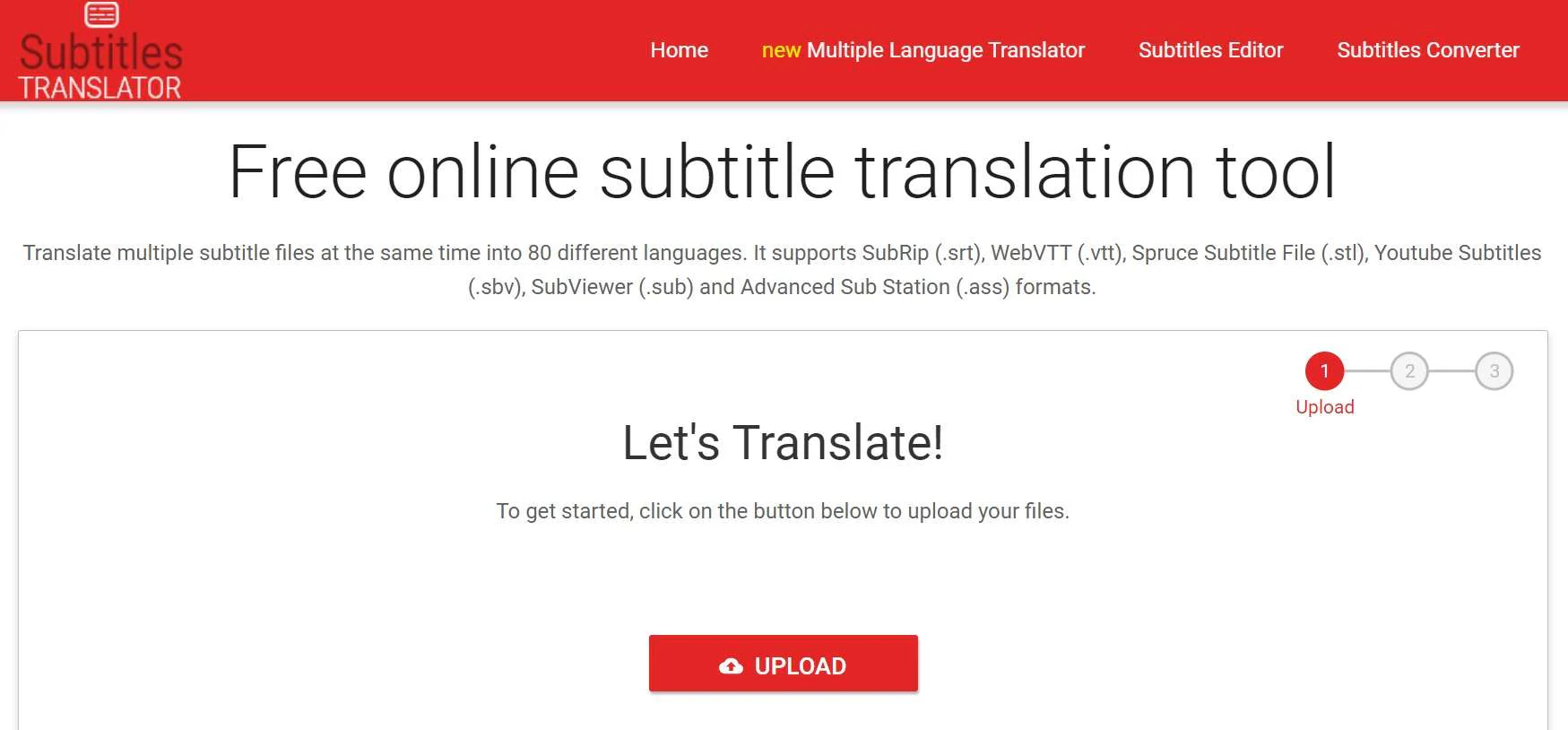 Subtitles Translator