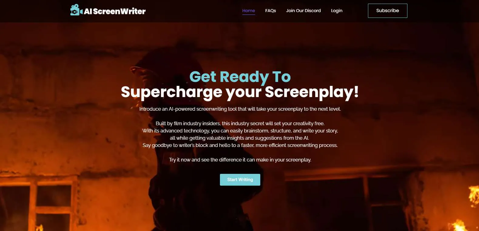 generar guion con ai screen writer