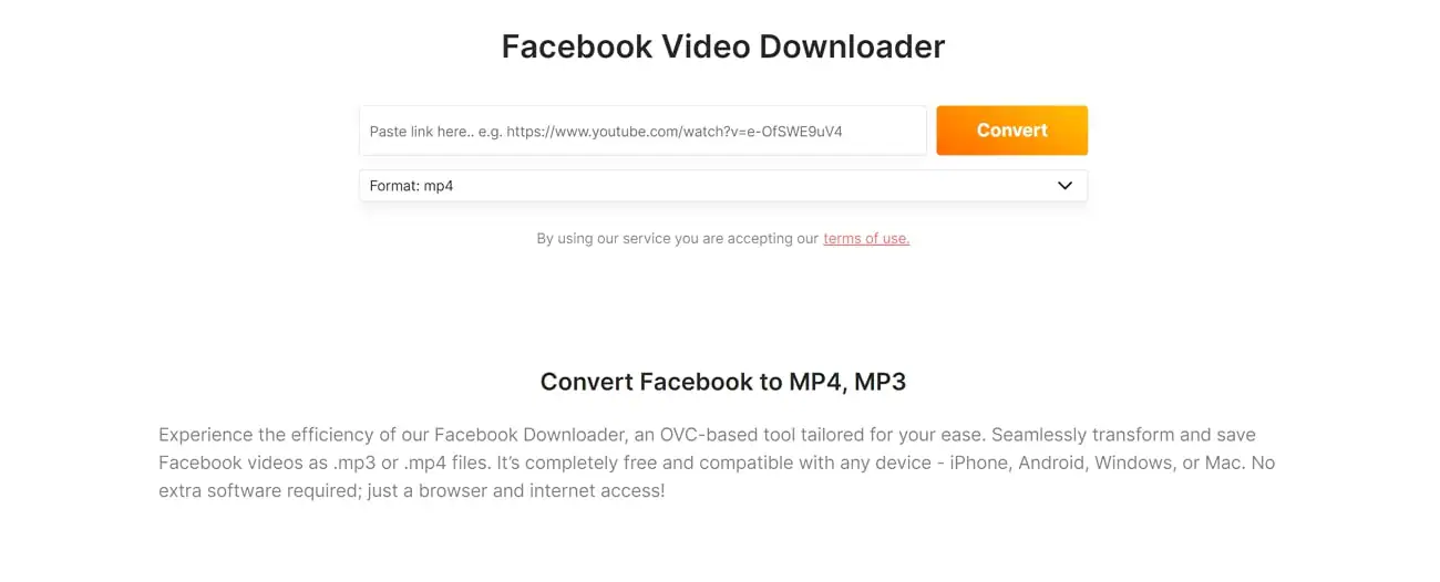 onlinevideoconverter convert facebook video