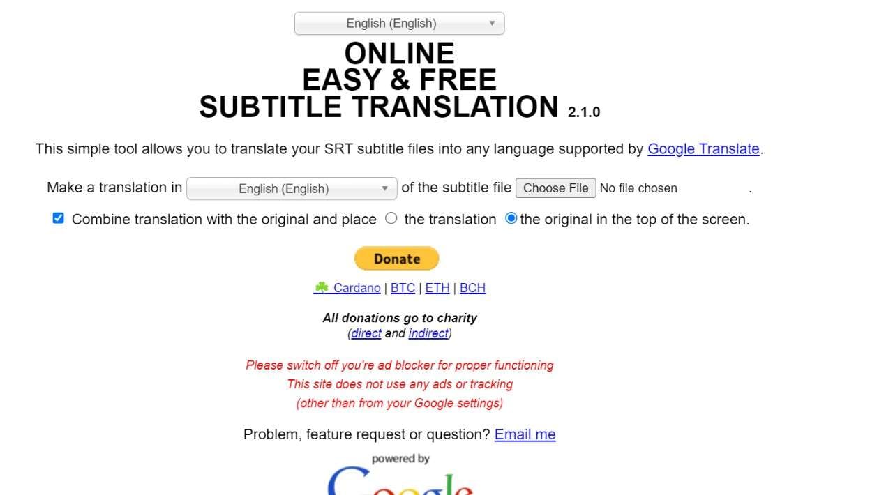 Translate-Subtitles