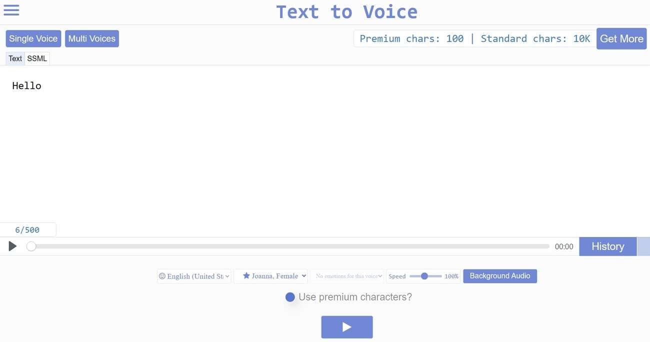 text to voice, herramienta en línea para convertir texto en voz