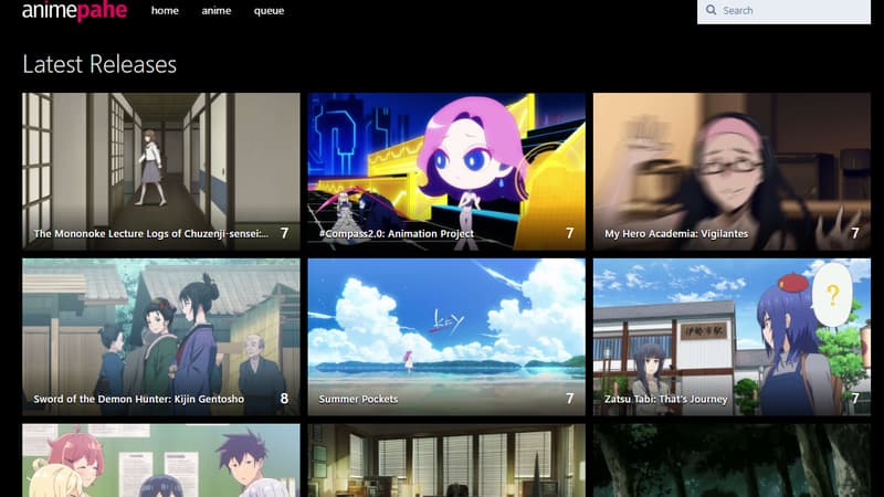 check animepahe for dubbed anime movies
