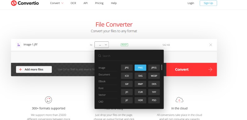 convertio for jfif to png conversion