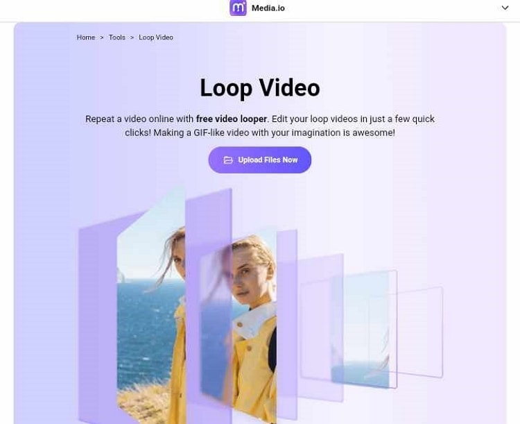 how to Make iMovie Loop video Online-Media.io