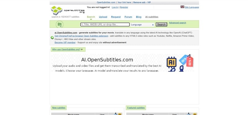 use subscene alternative opensubtitles