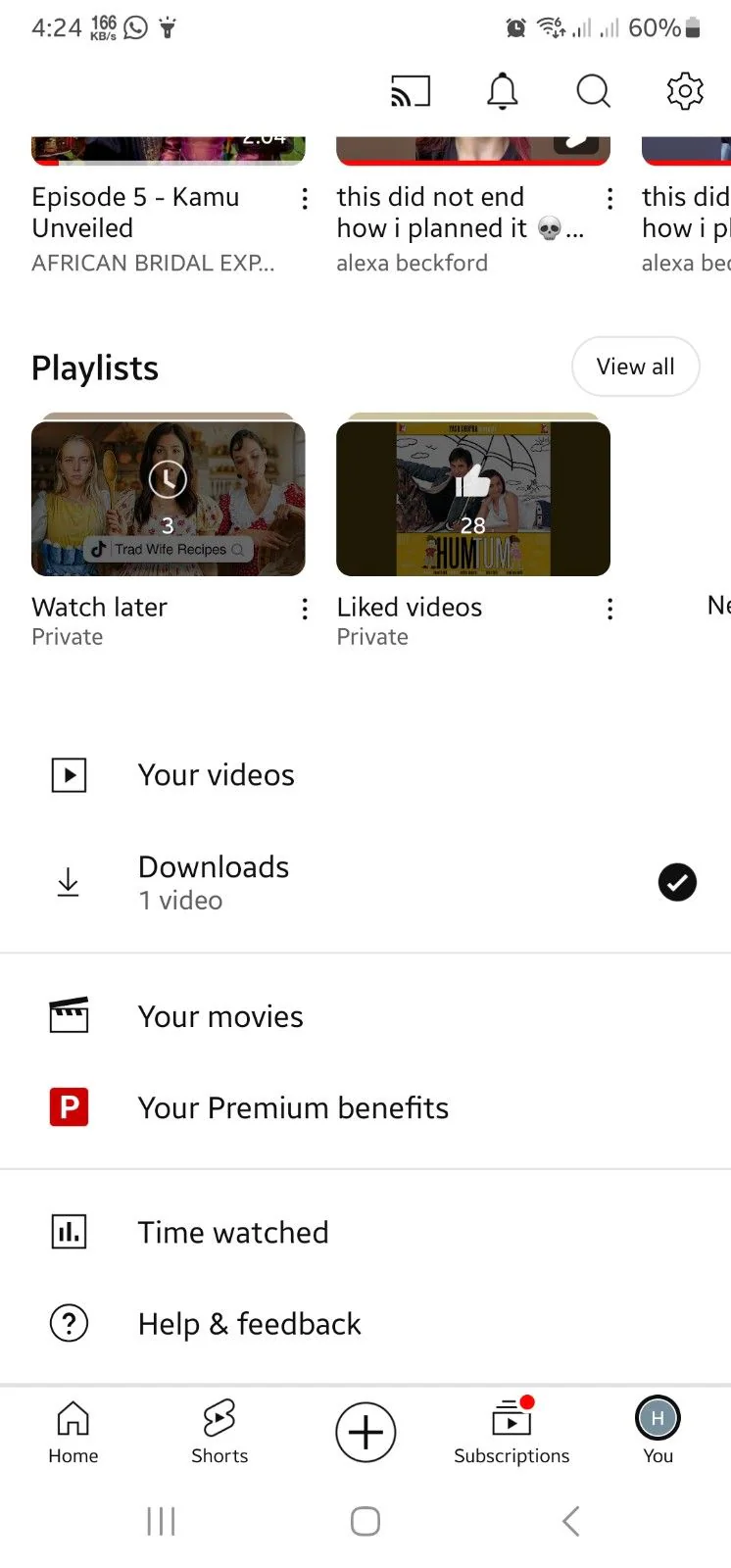 watch youtube videos offline on phone