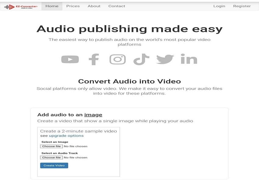 add music to video online converter EZ-Converter