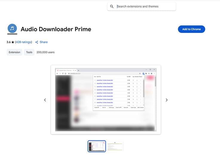 Audio Downloader Prime
