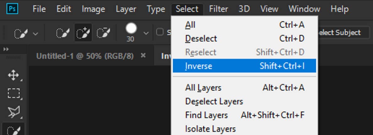  Select the Subject