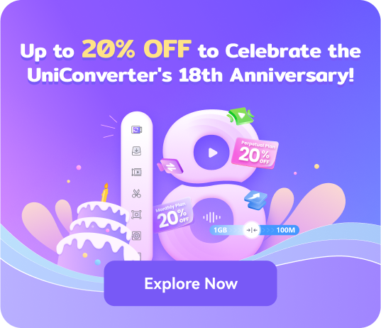 uniconverter 18th anniversary