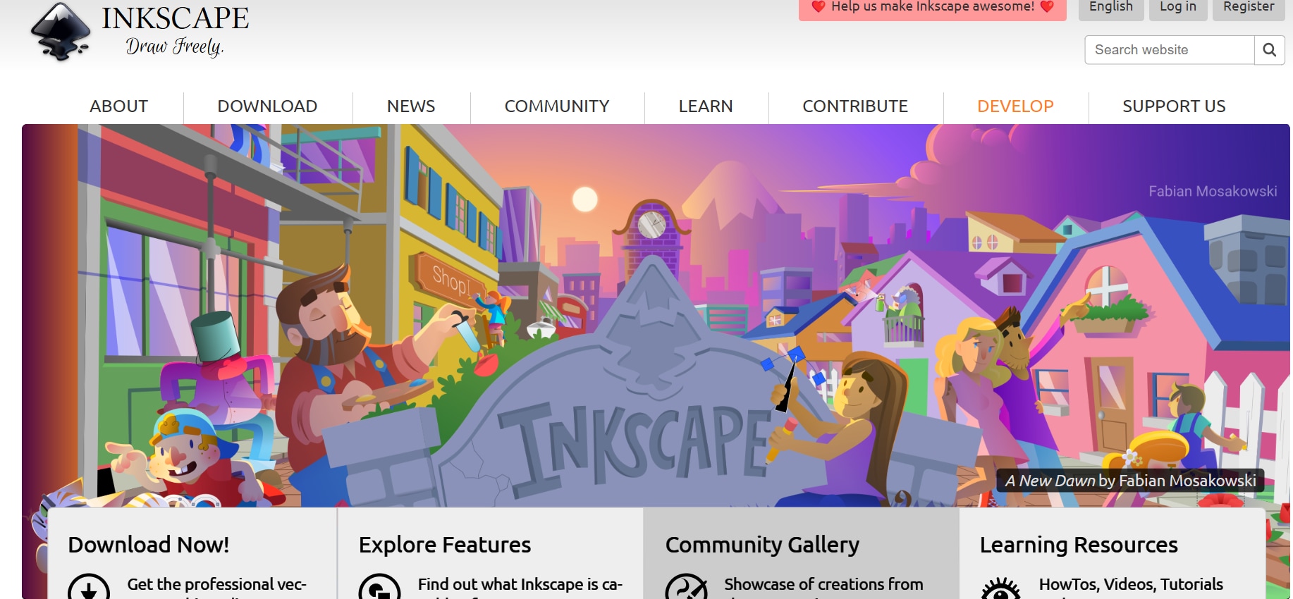 inkscape homepage