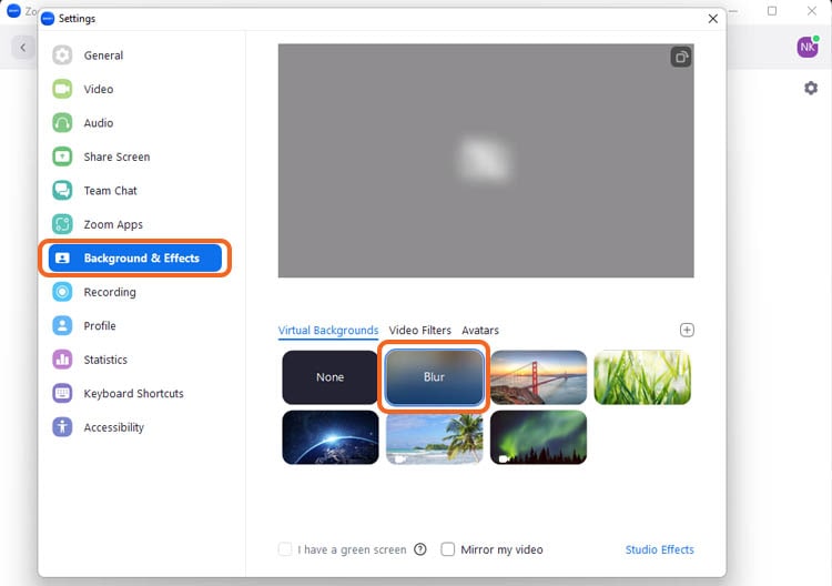 [2024] Useful tutorials: How to blur Zoom background