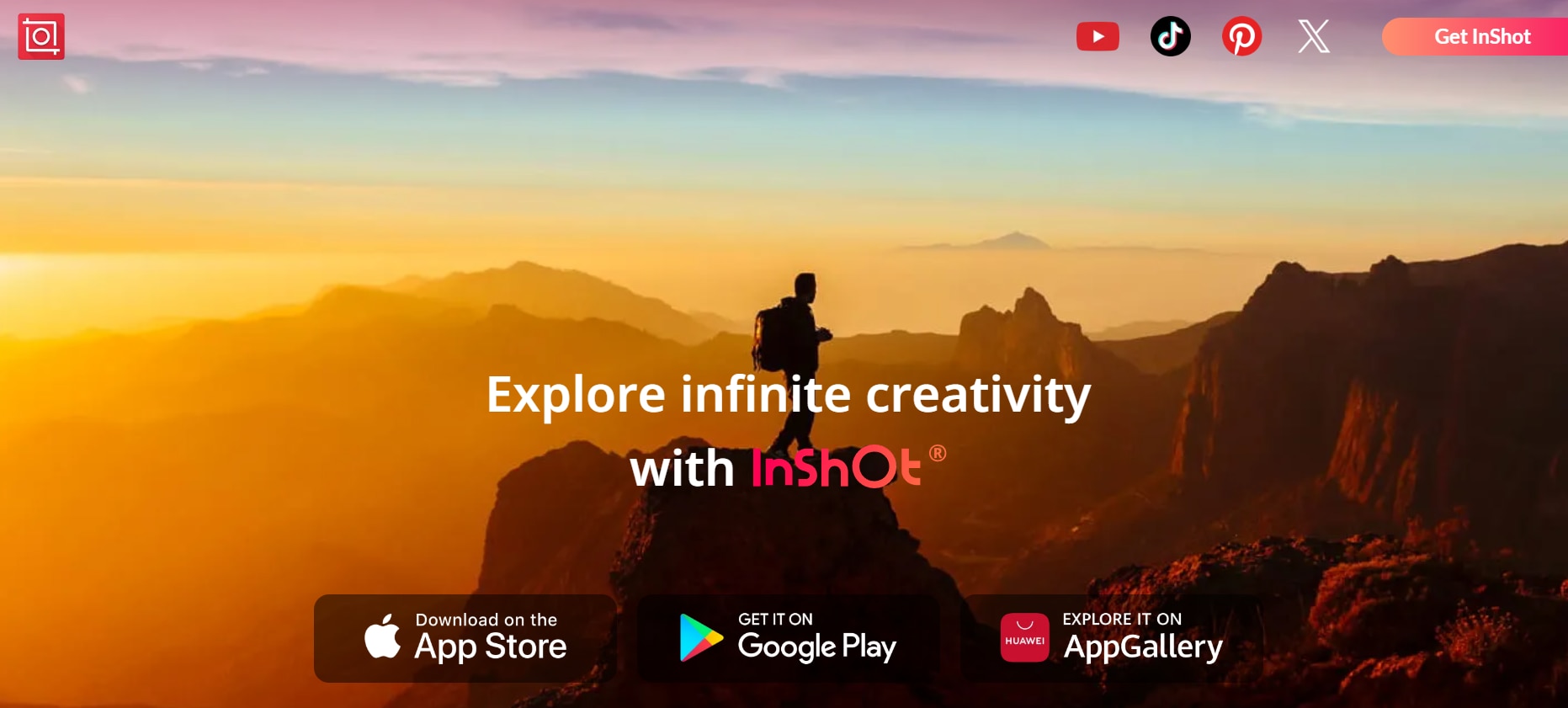 inshot homepage