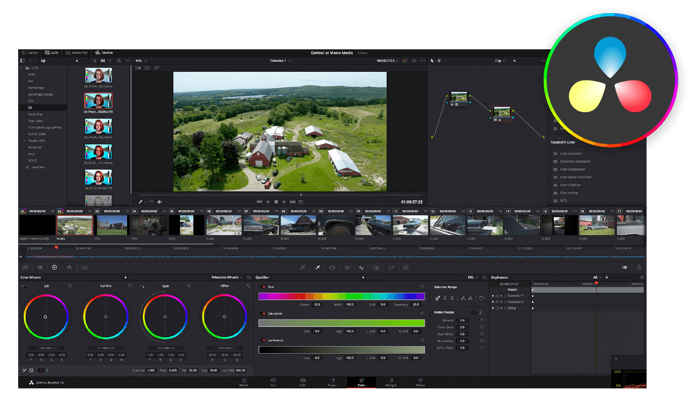 davinci resolve video editor