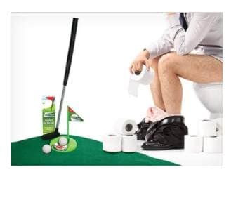 Mini Golf Set Toilet Game