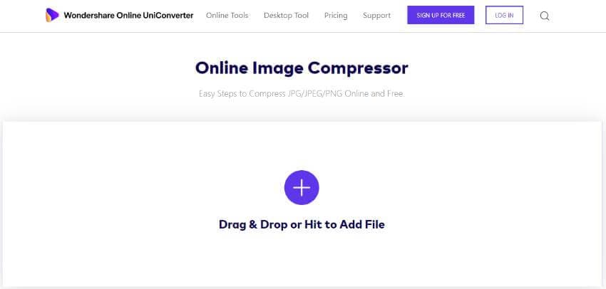 Compactador GIF Online - UniConverter Online