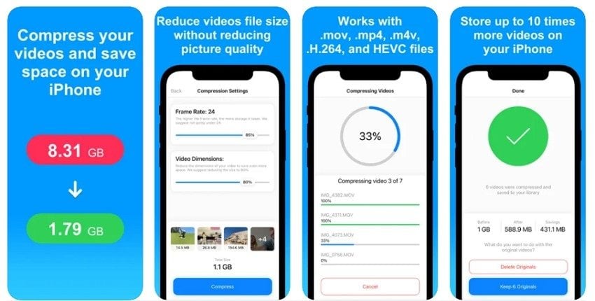 Make MP4 Files Smaller on iPhone